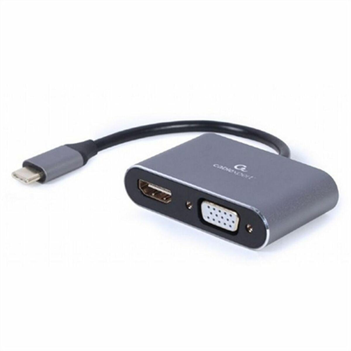 Adattatore display VGA da USB tipo C a HDMI CableXpert - A-USB3C-HDMIVGA-01