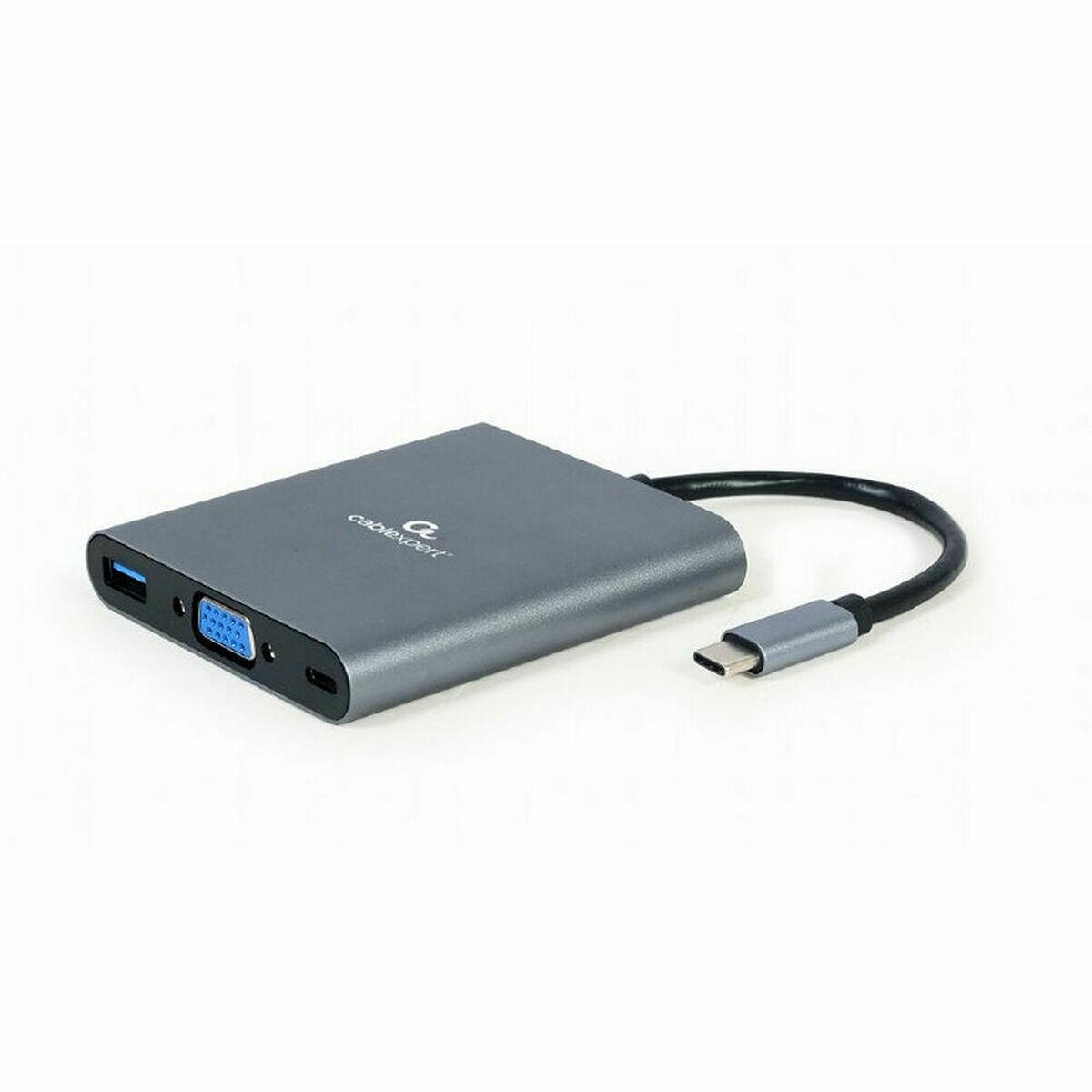 Adattatore multiporta 6 in 1 USB Type-C CableXpert A-CM-COMBO6-01