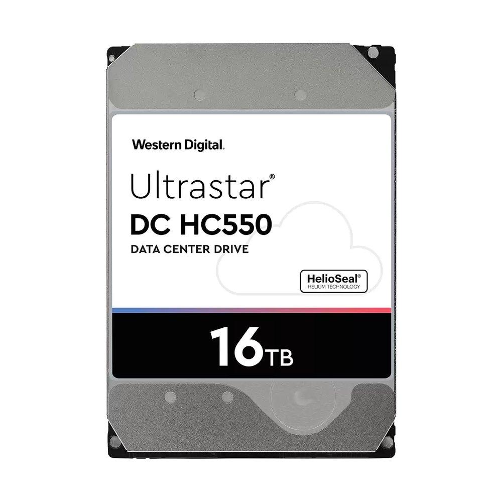 WD ULTRASTAR DC HC550 3.5IN 26.1MM 16TB 512MB 7200RPM SATA ULTRA 512E SE NP3 DC HC550 (WUH721816ALE6L4)