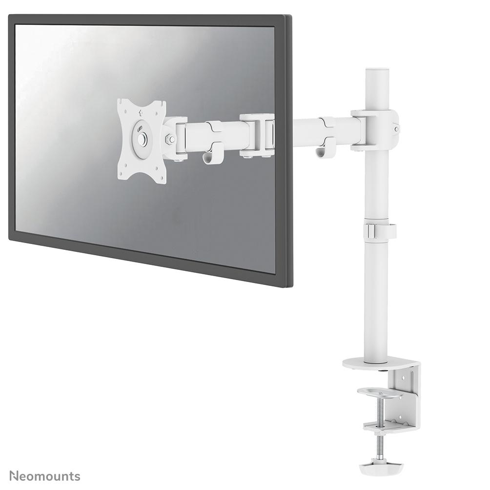 Neomounts Supporto da scrivania per monitor (Desk Mount 10-30 Full white)