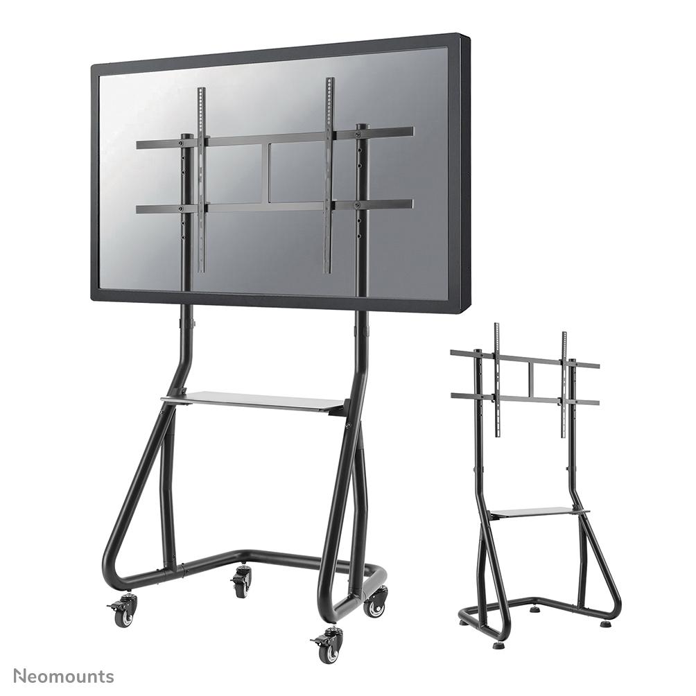 Neomounts Mobiletto portatile per TV (MOBILE FLAT SCREEN FLOOR STAND - STANDTROLLEY H152-169 CM)