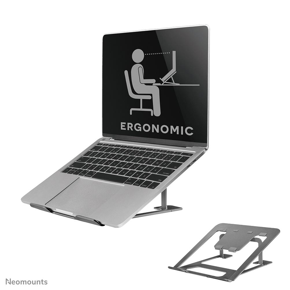 Neomounts Supporto per laptop (Neomounts NSLS085GREY - Notebook stand - grey)