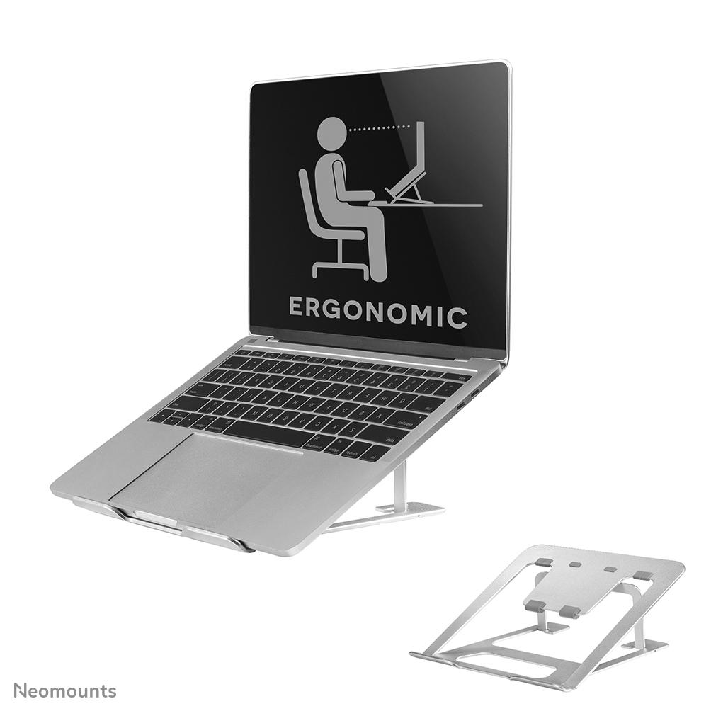 Neomounts Supporto per laptop (NOTEBOOK DESK STAND SILVER - )