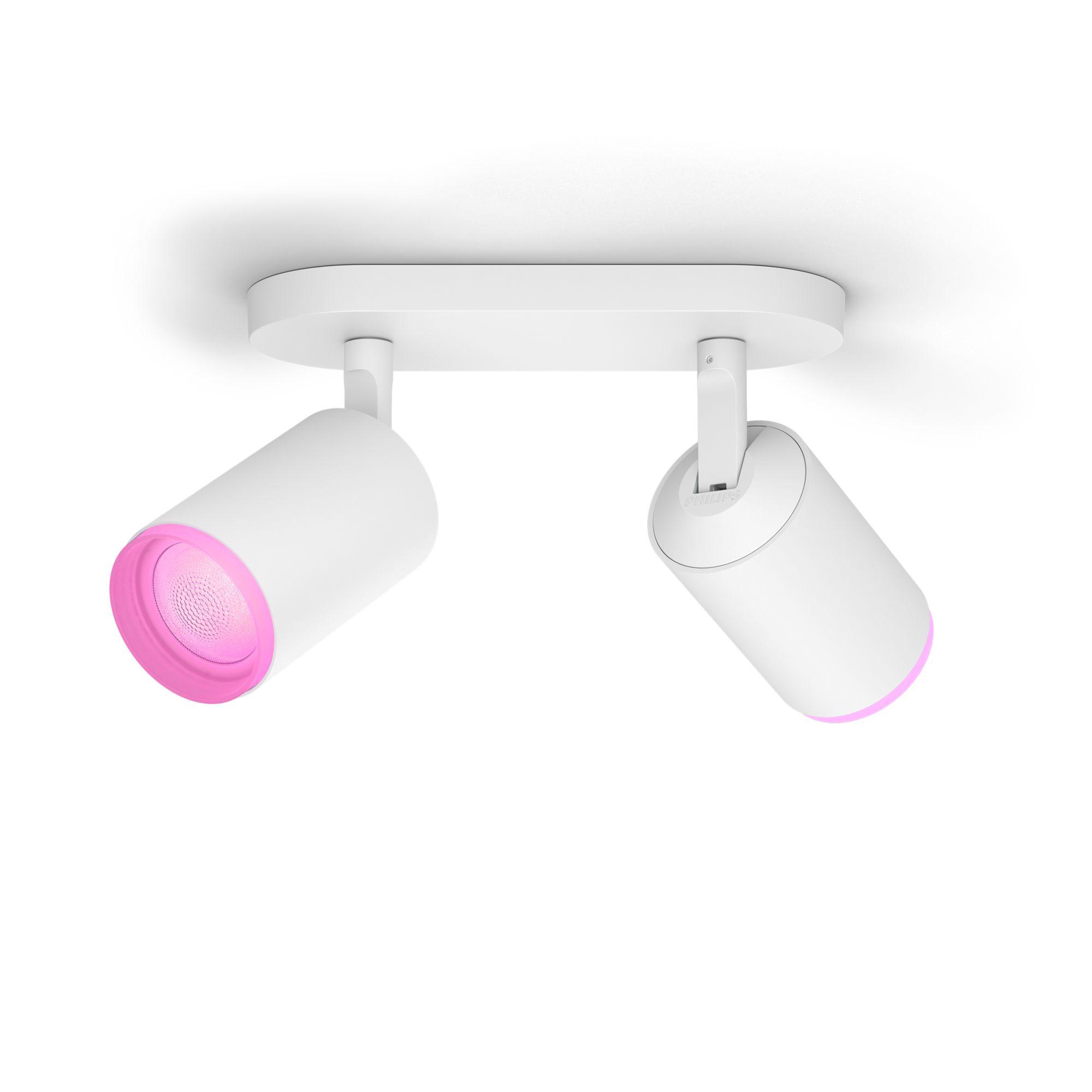 Philips Hue White and Color ambiance Fugato Faretto Smart 2 punti luce Bianco