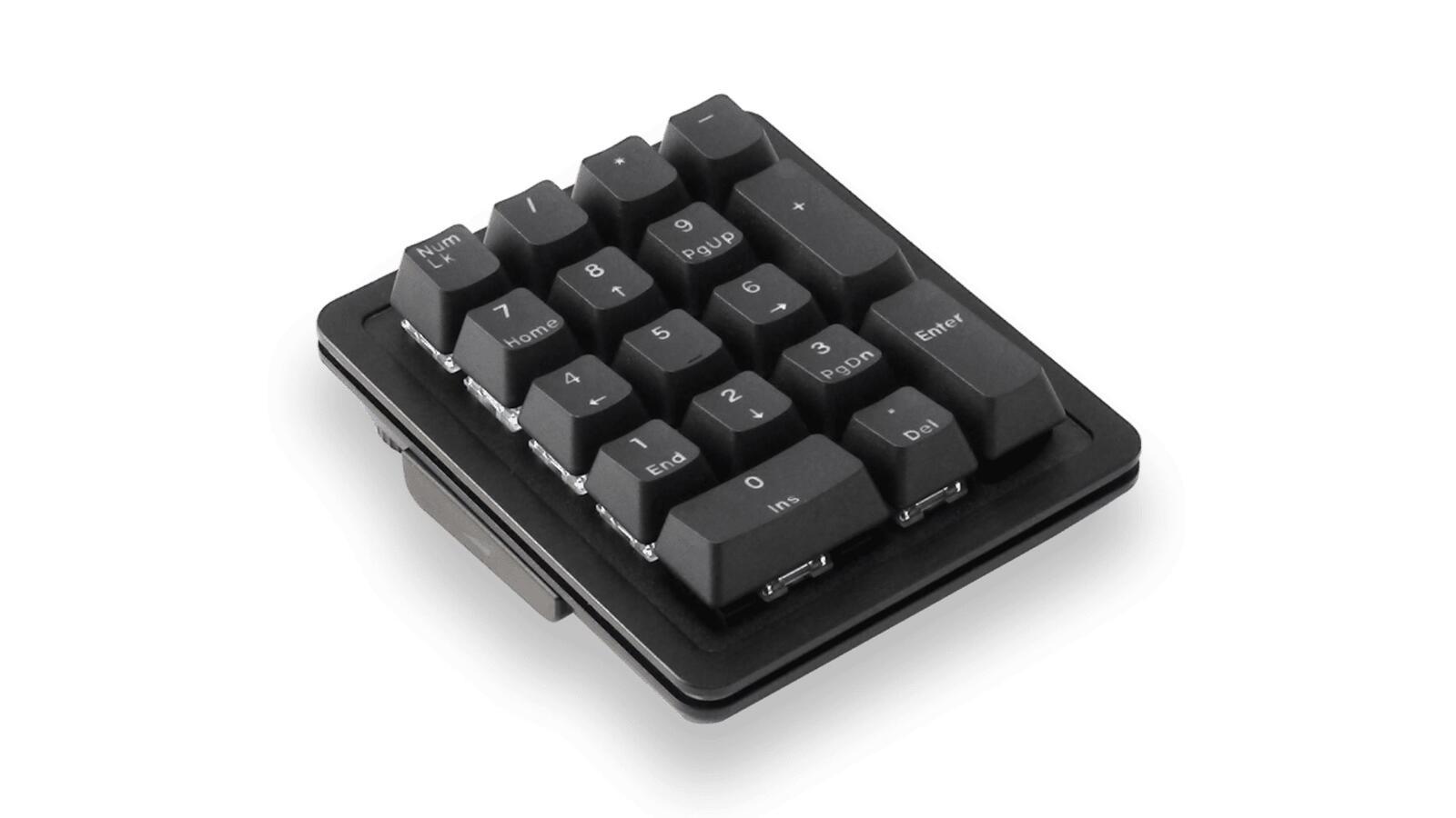 Mountain Everest 60 Numpad RGB Tastenfeld - Tactlie 55 Midnight Black (USB -C, Wired)