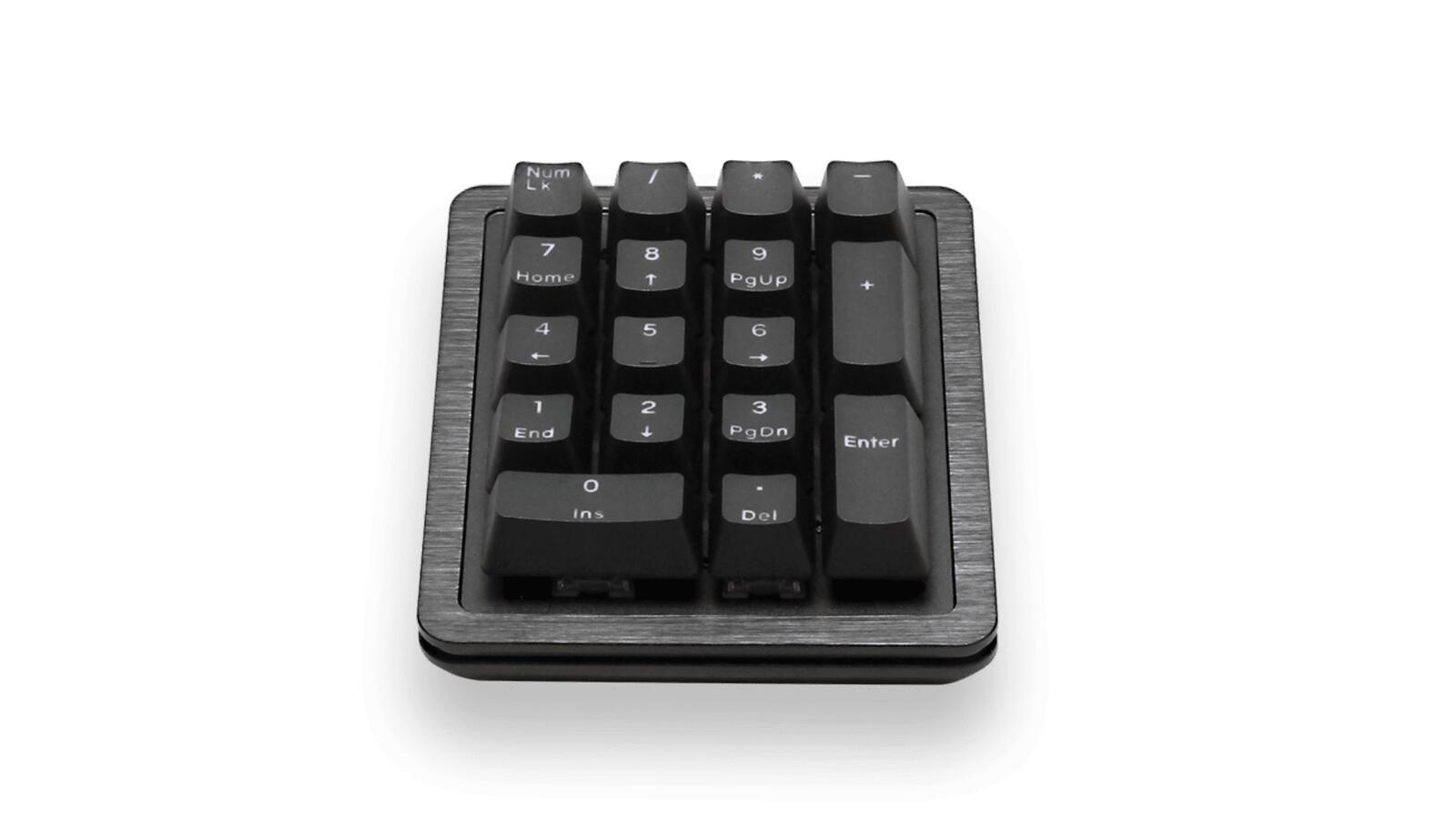 Mountain Everest 60 Numpad RGB Tastenfeld - Velocità lineare 45 Midnight Black (USB -C, Wired)