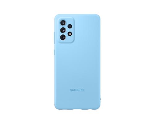 Samsung A72 Silicone Cover Blue custodia per cellulare 17 cm (6.7") Blu