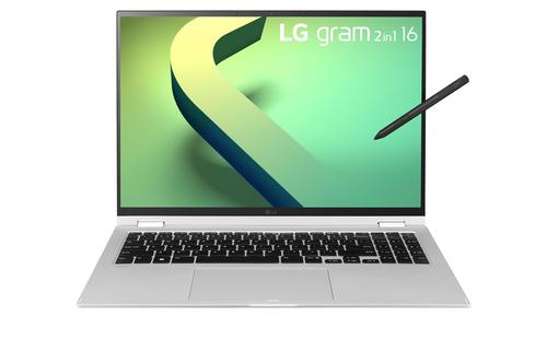 LG Gram 16T90Q i7-1260P Ibrido (2 in 1) 40,6 cm (16") Touch screen WQXGA Intel Core i7 16 GB LPDDR5-SDRAM 1000 GB SSD Wi-Fi 6E