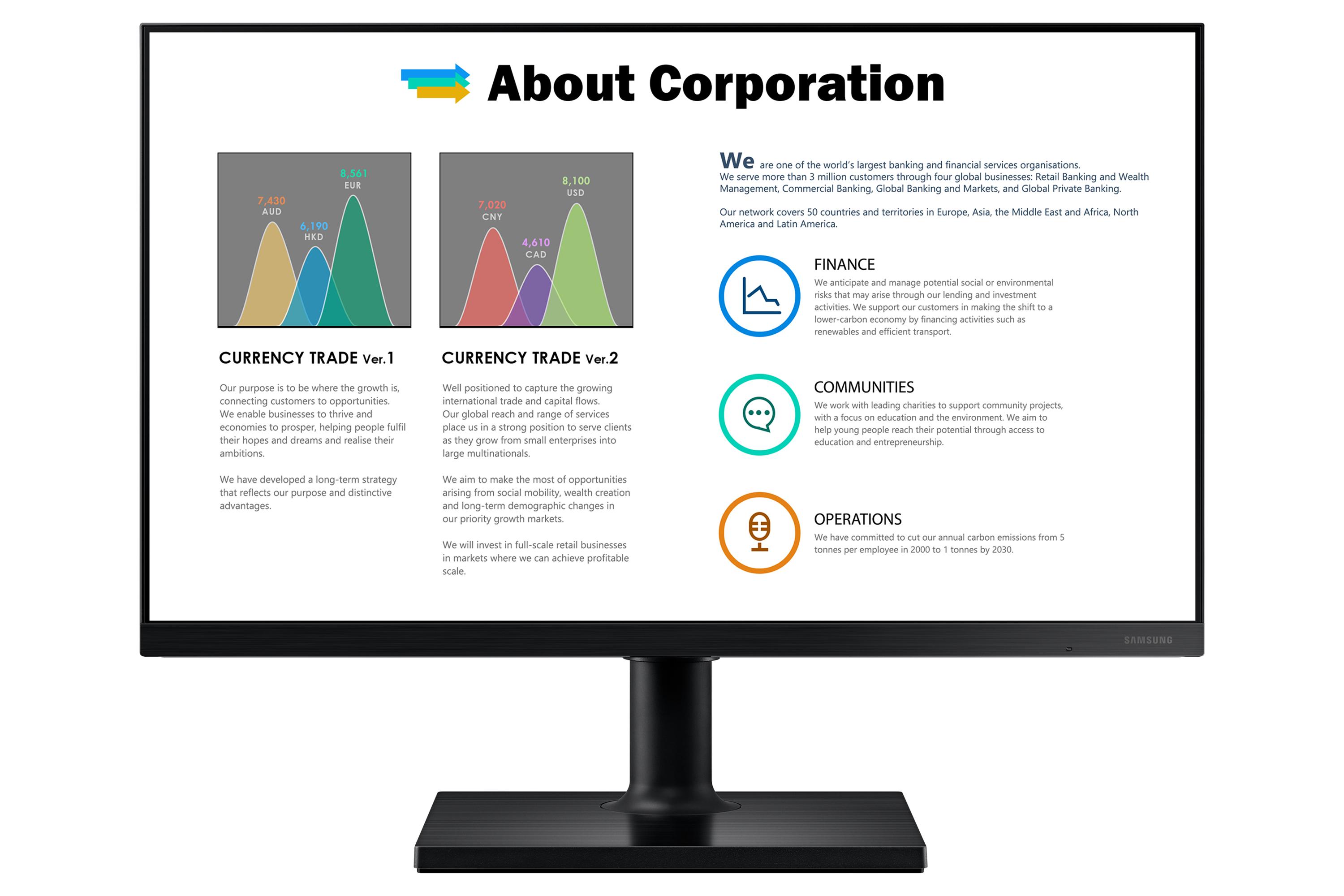 Samsung T45F Monitor PC 61 cm (24") 1920 x 1080 Pixel Full HD LED Nero