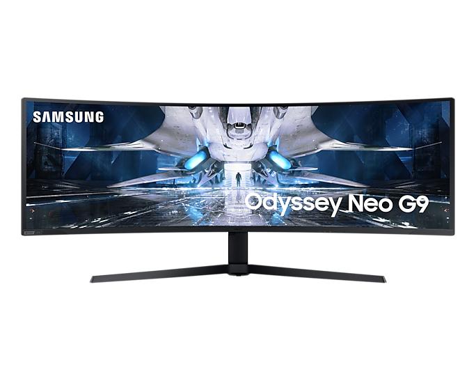 Samsung LS49AG954NU Monitor PC 1245 cm (49") 5120 x 1440 Pixel 5K Ultra HD LCD Nero Bianco