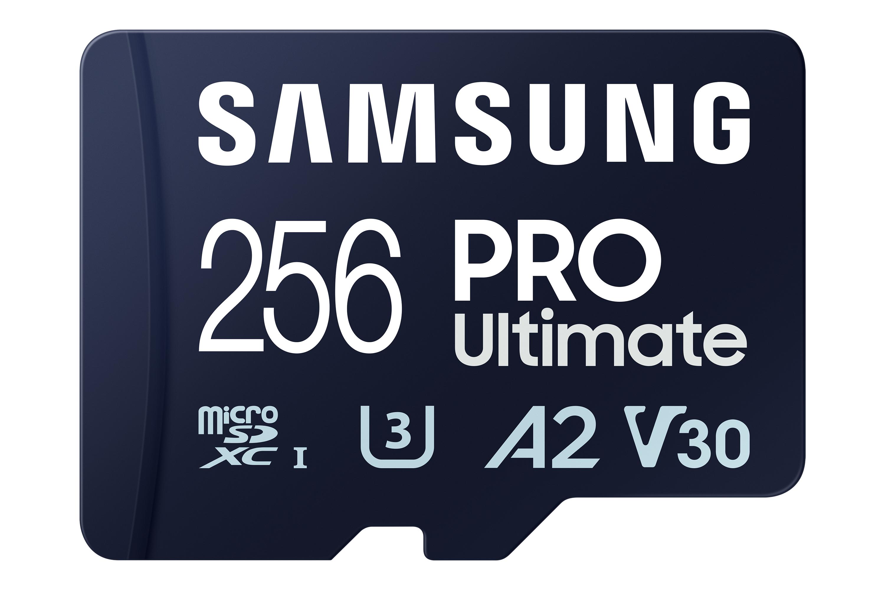 Samsung PRO Ultimate microSD Memory Card 256GB (Samsung PRO Ultimate MB-MY256SA - Scheda di memoria flash [adattatore a SD in d