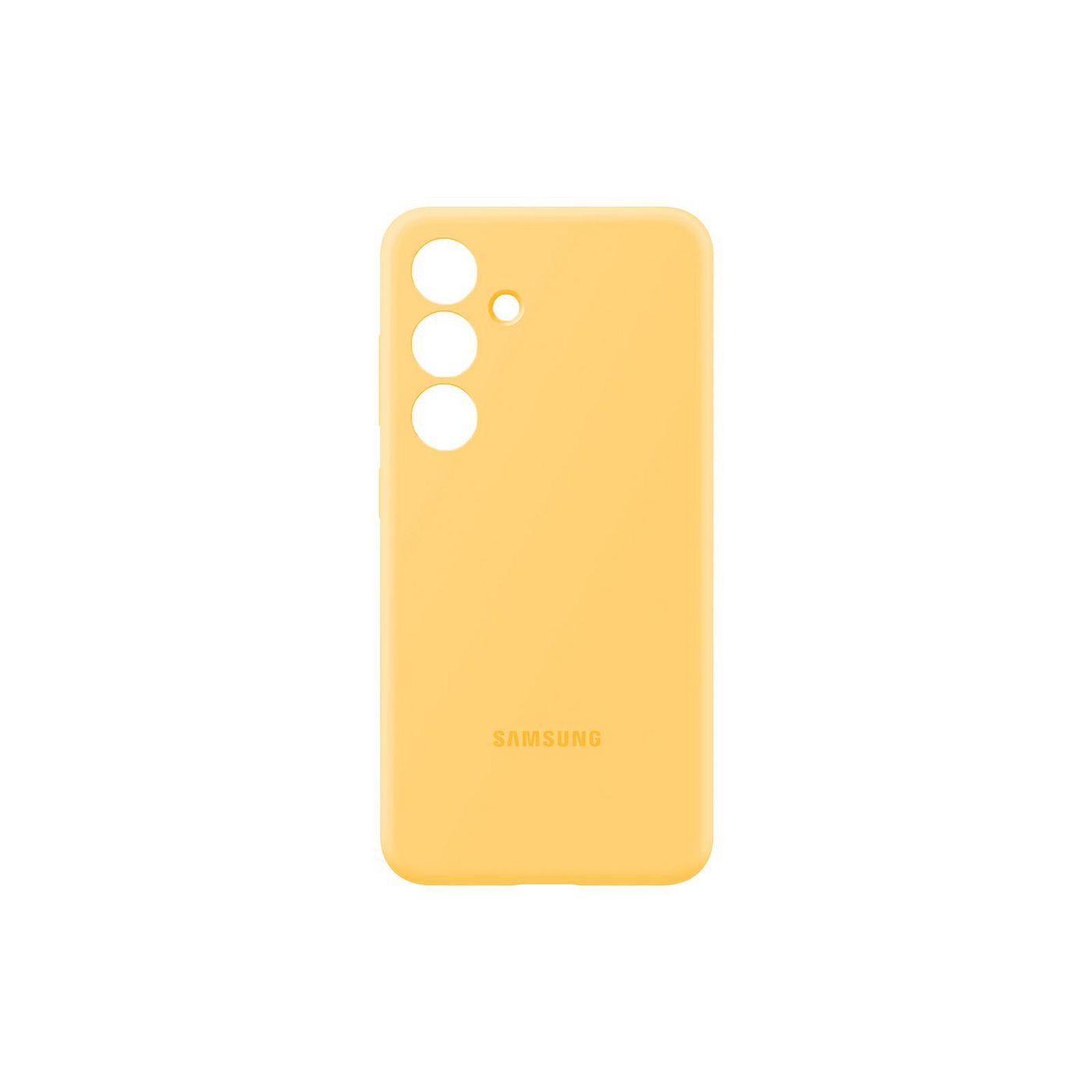 Samsung Galaxy S24 Silicone Cover (Eureka-Silicone CaseYellow)