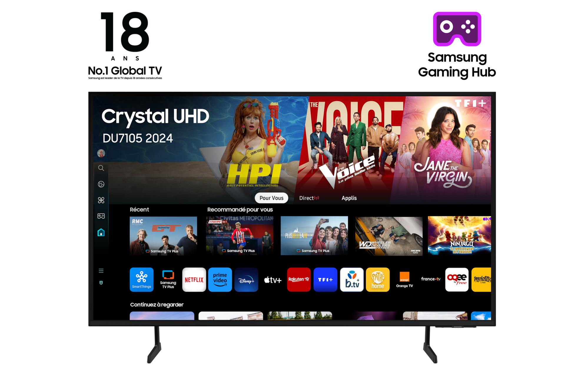 Samsung TU85DU7105K 216 m (85") 4K Ultra HD Smart TV Wi-Fi Nero