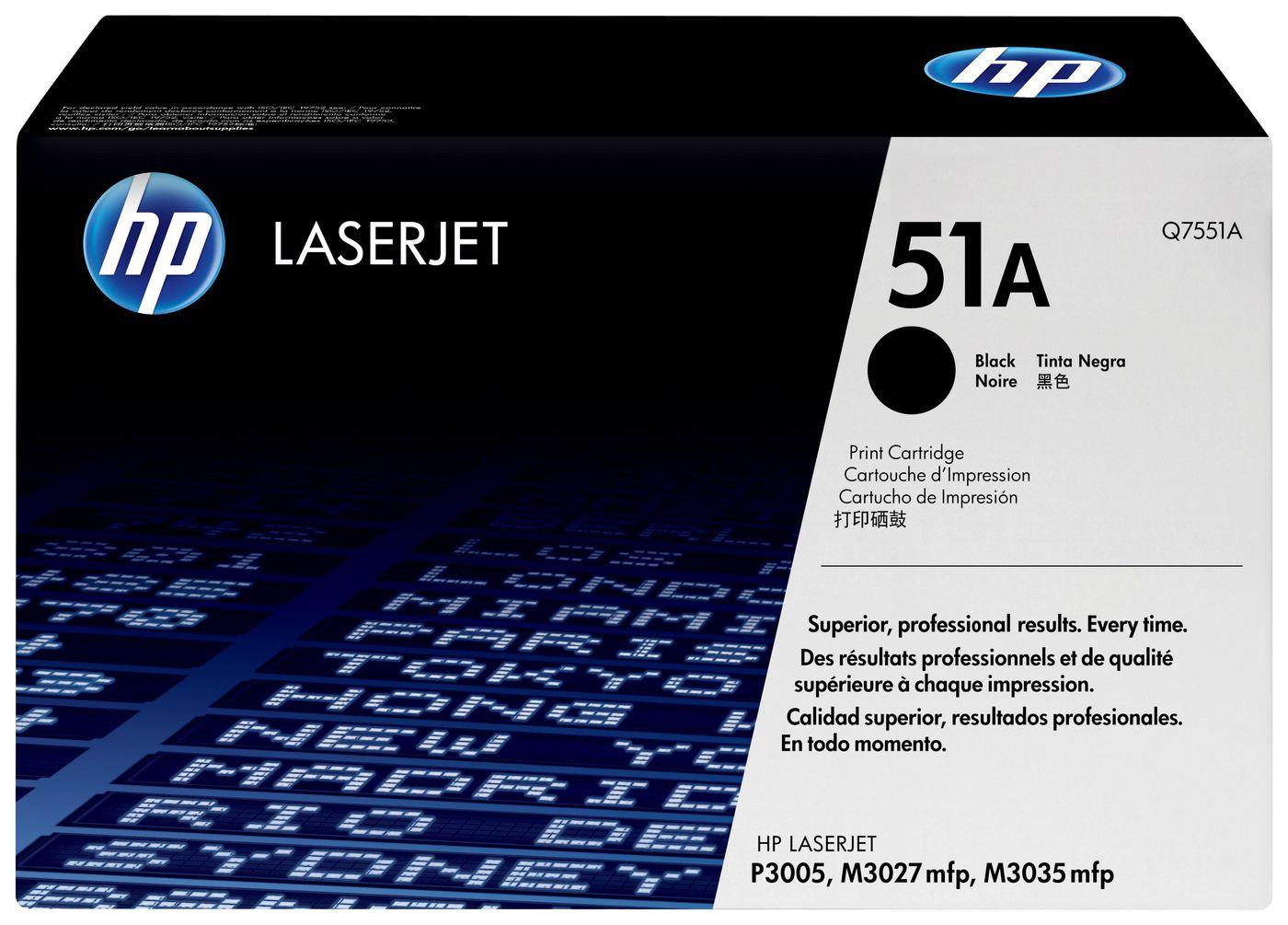 Q7551A TONER NERO HP P3005/M3025/27