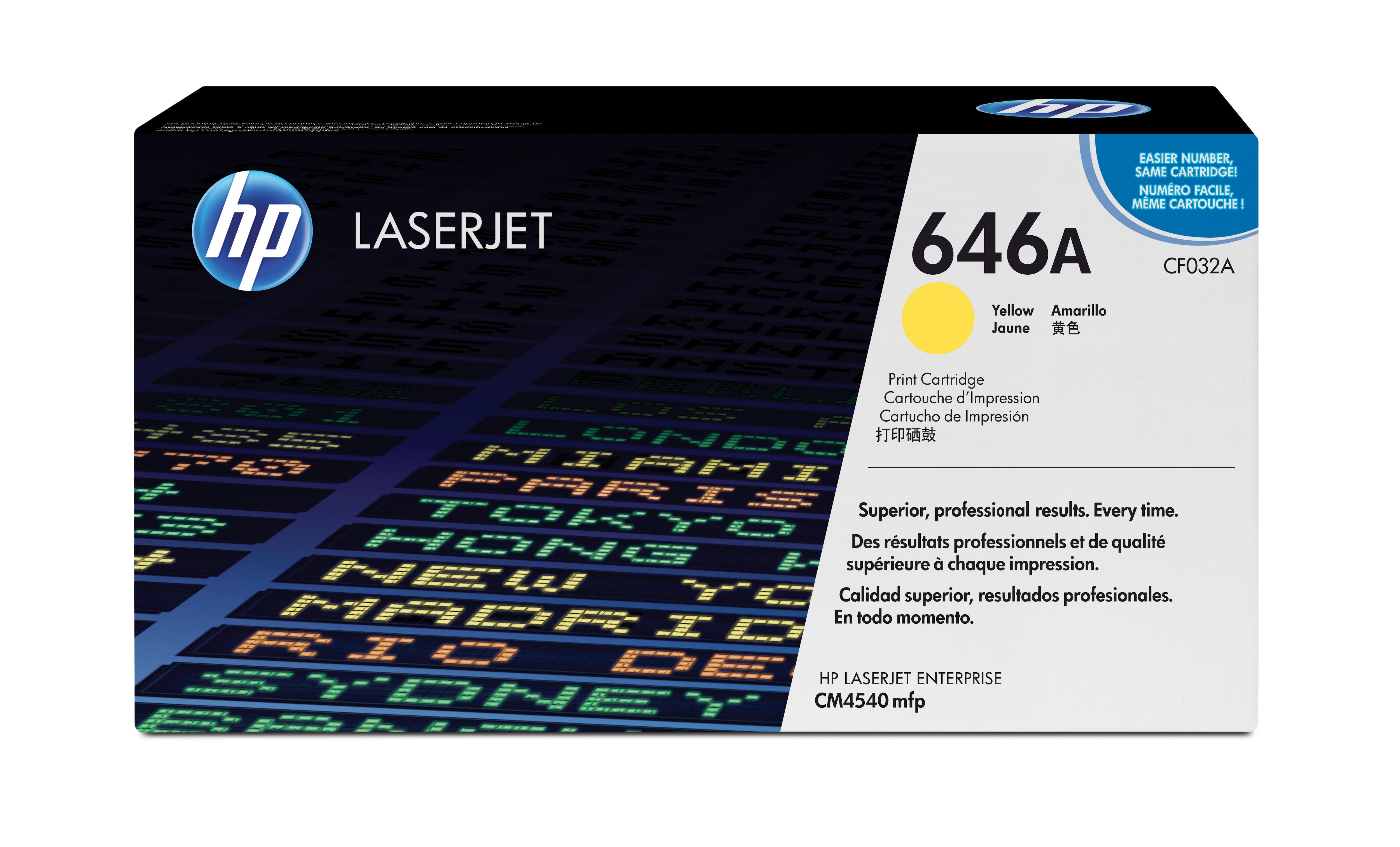 HP Cartuccia Toner originale giallo LaserJet 646A