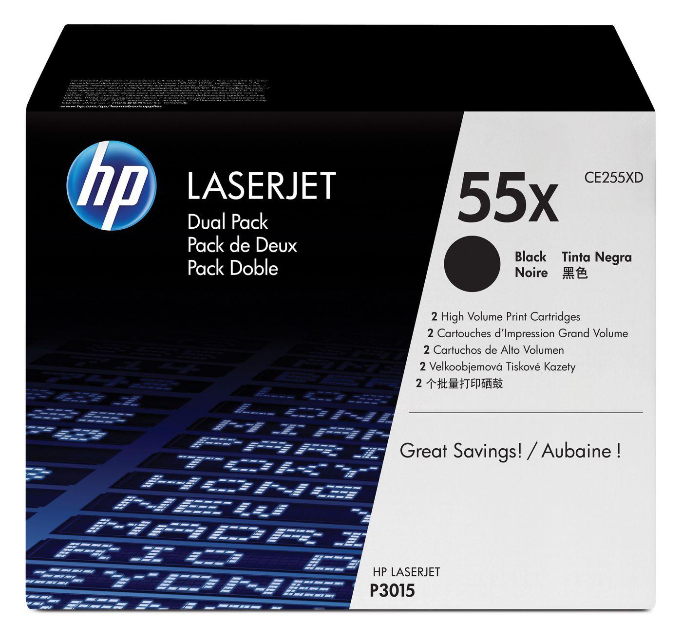 CE255XD KIT 2 TONER CE255X 12,5P