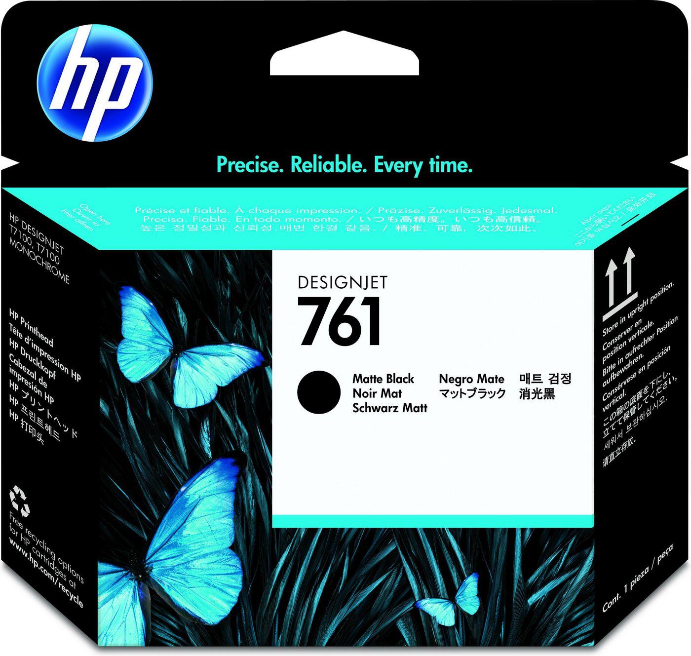 ORIGINAL HP Testina per stampa Nero (opaco) CH648A 761