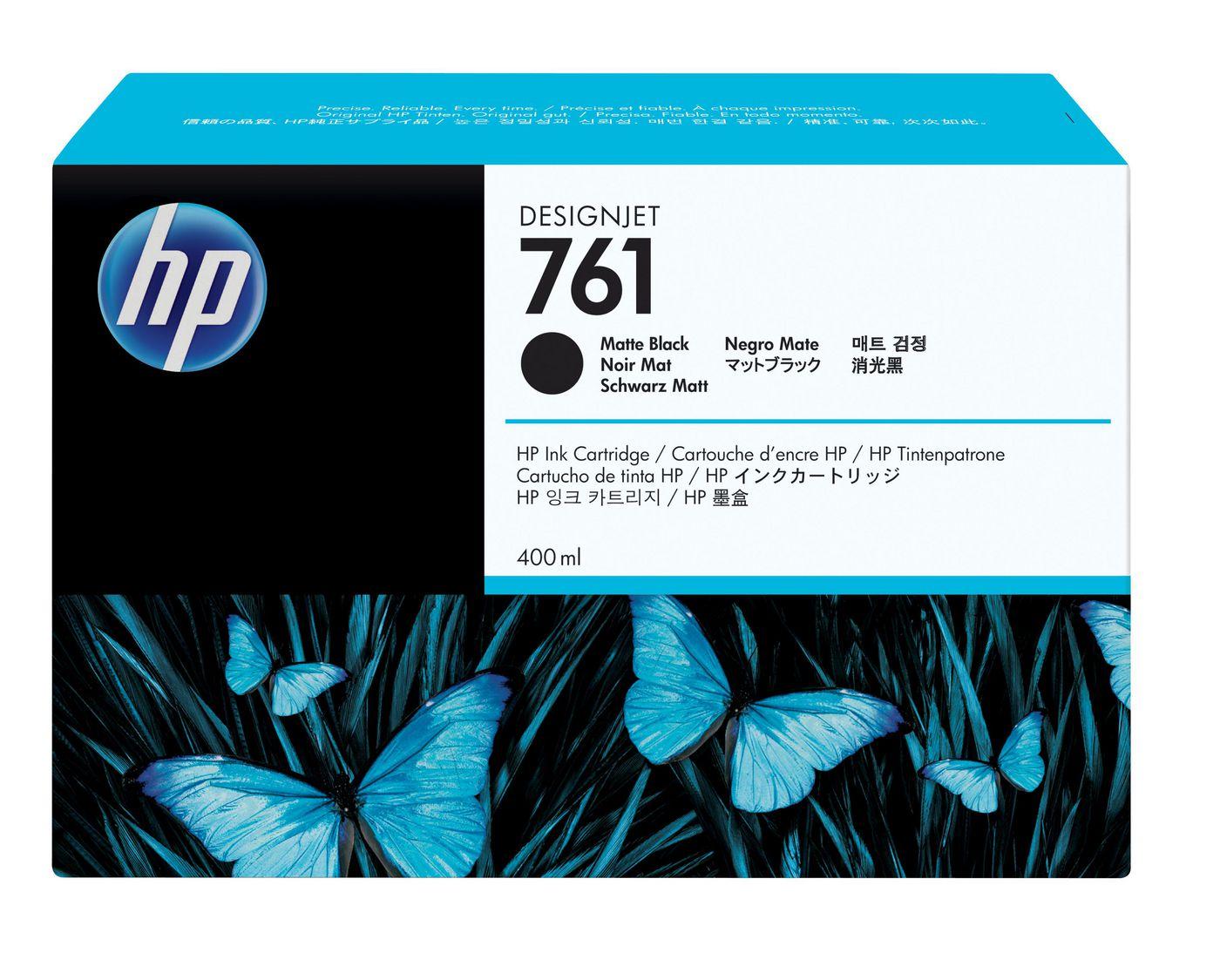 CM991A HP 761 CART.NERO OPACO 400ML