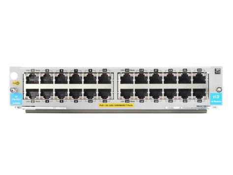 Aruba 24-port 10/100/1000BASE-T PoE+ v3 zl2 Module