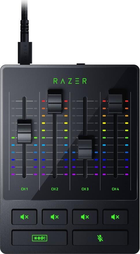 Razer RZ19-03860100-R3M1 mixer audio 4 canali 10 - 20000 Hz Nero (RAZER ALL-IN-ONE ANALOG AUDIO MIXER)