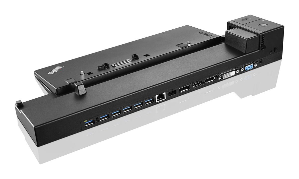 Lenovo 40A50230EU replicatore di porte e docking station per laptop Nero