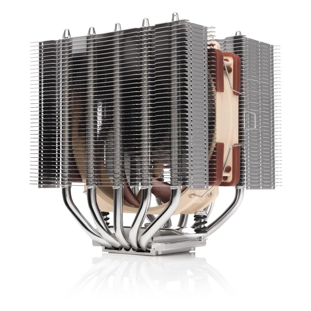 Noctua NH-D12L sistema di raffreddamento per computer Processore Raffreddatore d'aria Alluminio, Beige, Marrone (Noctua NH-D12L