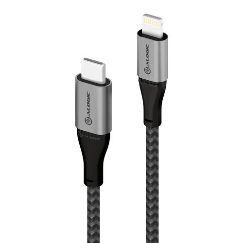 ALOGIC ULC8P1.5-SGR cavo per cellulare Nero, Grigio 1,5 m USB C Lightning