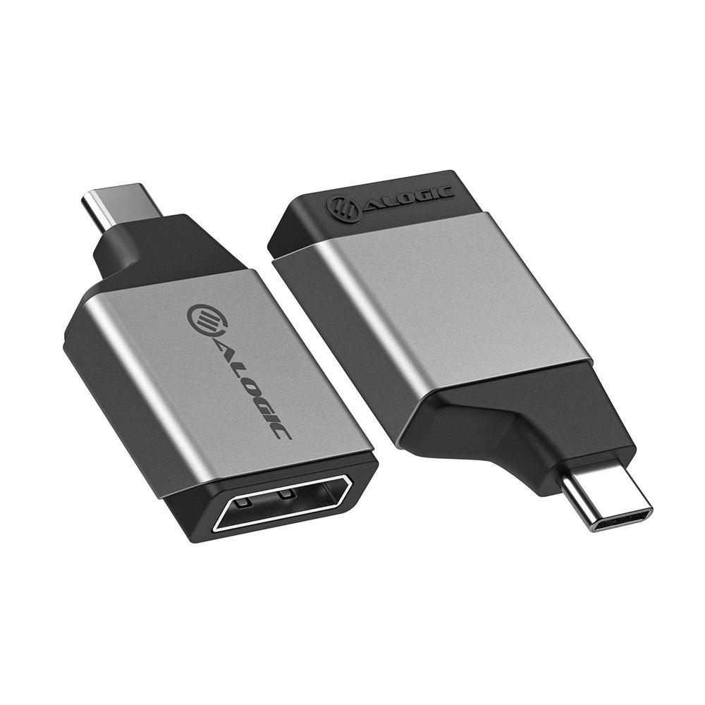 ALOGIC ULCDPMN-SGR adattatore grafico USB 3840 x 2160 Pixel Grigio (ALOGICULTRA MINI USB-C [MALE] - TO DISPLAYPORT [FEMALE] ADA