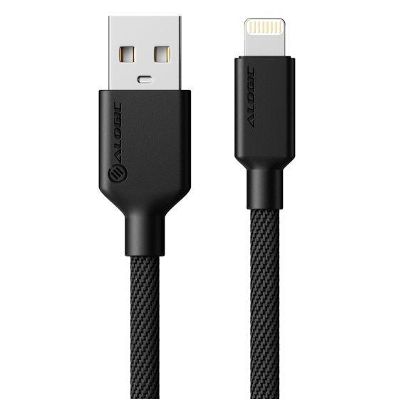 ALOGIC ELPA8P02-BK cavo per cellulare Nero 2 m USB A Lightning (ALOGIC ELEMENTS PRO USB-A - LIGHTNING 2M CABLE BLACK)