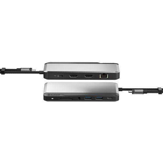 ALOGIC U1CSH-SGR replicatore di porte e docking station per laptop Cablato USB 3.2 Gen 1 (3.1 Gen 1) Type-C Grigio