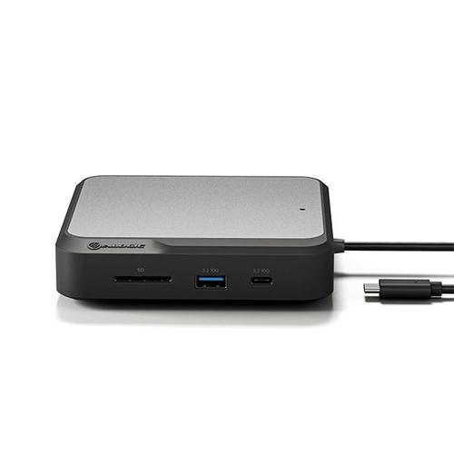 ALOGIC DUCD2 replicatore di porte e docking station per notebook Cablato USB 3.2 Gen 2 (3.1 Gen 2) Type-C Grigio, Nero