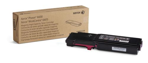 Xerox Cartuccia toner Magenta da 6.000 pagine per Phaser 6600 / WorkCentre 6605 (106R02230)