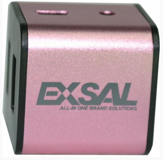 EXSAL HUB USB 4 PORTE AUTOALIMENTATO PINK