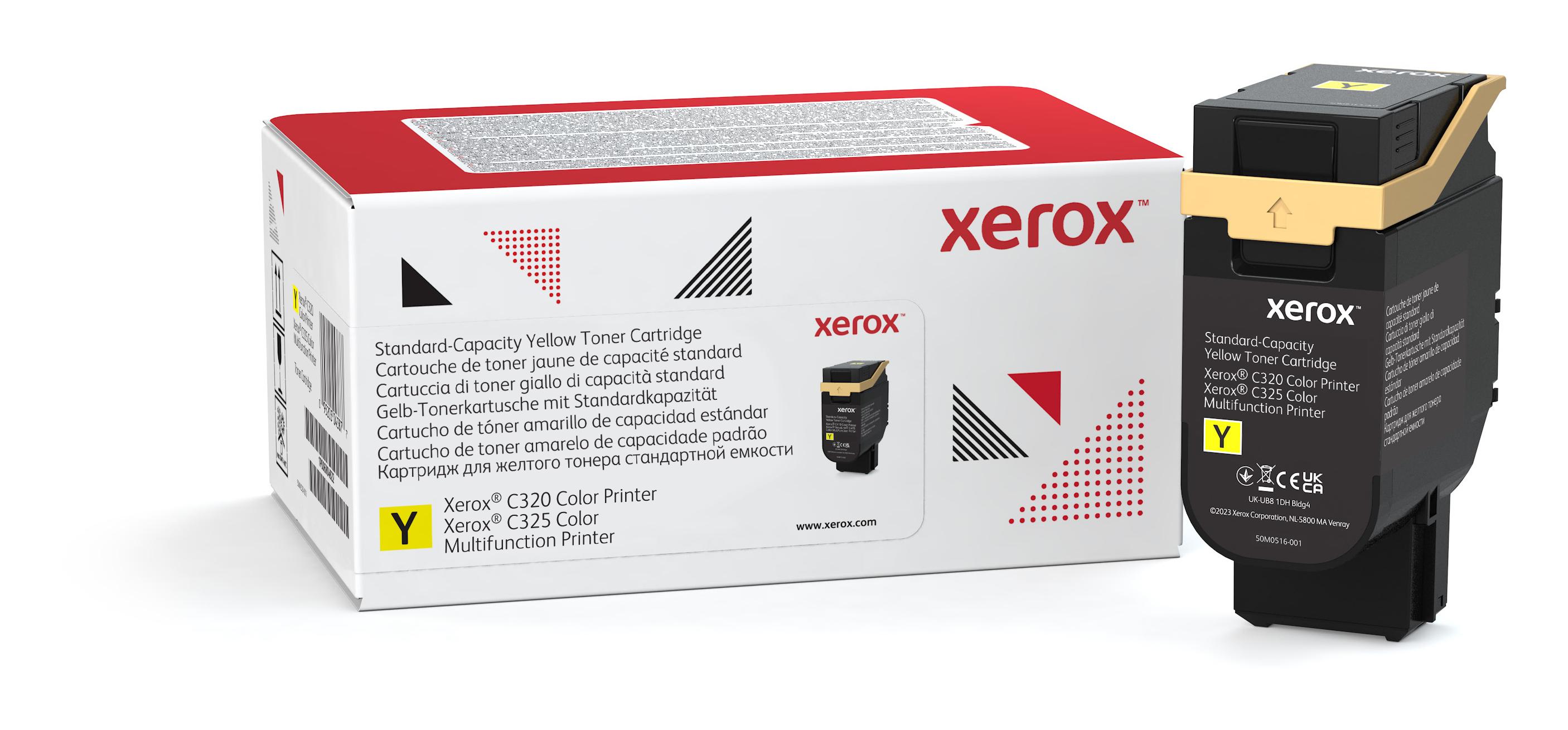 Xerox Cartuccia toner Giallo a CapacitÃ  standard da 1800 Pagine per Stampante a colori Â® C320â€‹/â€‹multifunzio