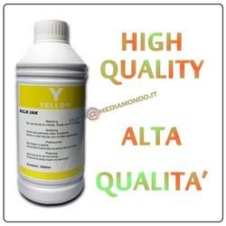 INCHIOSTRO PIGMENTATO ALTA QUALITA' PER HP - GIALLO 1000ml