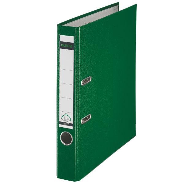 Leitz 180 Plastic Lever Arch File raccoglitore ad anelli A4 Verde (Leitz Lever Arch File A4 Polypropylene 180 50mm Green Pack 1