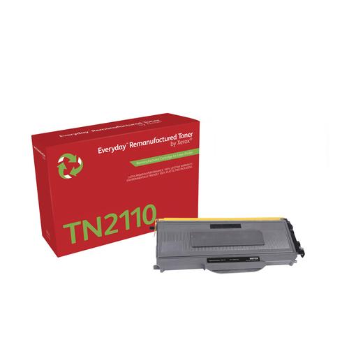 Everyday Rigenerato Toner rigenerato Everyday di Xerox Mono compatibile con Brother TN2110 Capacit standard (BROTHER BLCK HL-2