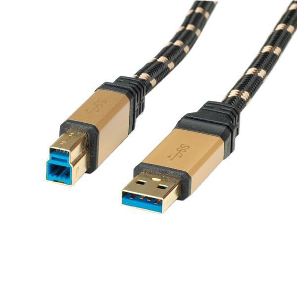 Cavo USB 3.0 dorato, tipo A M