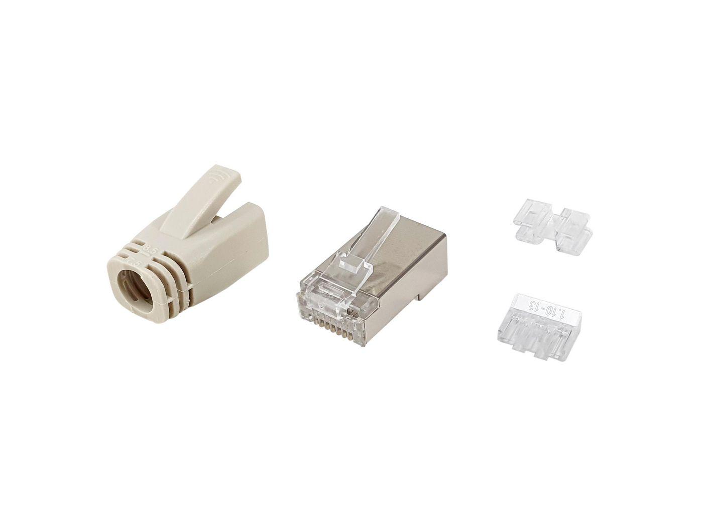 Spina schermata Cat.6A RJ45