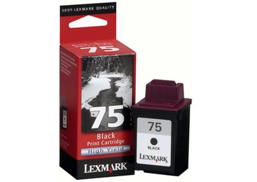 Lexmark 75 High Yield Black Print Cartridge cartuccia d'inchiostro Originale Nero