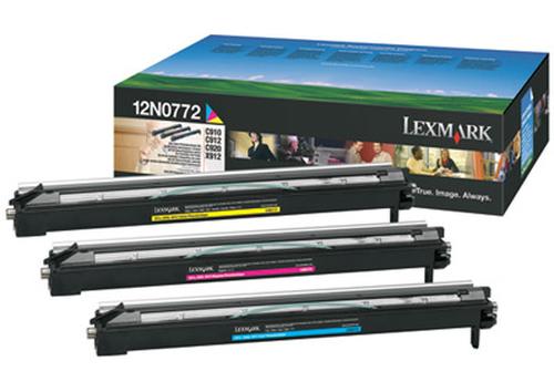 Lexmark 12N0772 kit per stampante (LEXMARK C920 COLOUR PHOTODEVEL 3 COLOUR C Y M SET)