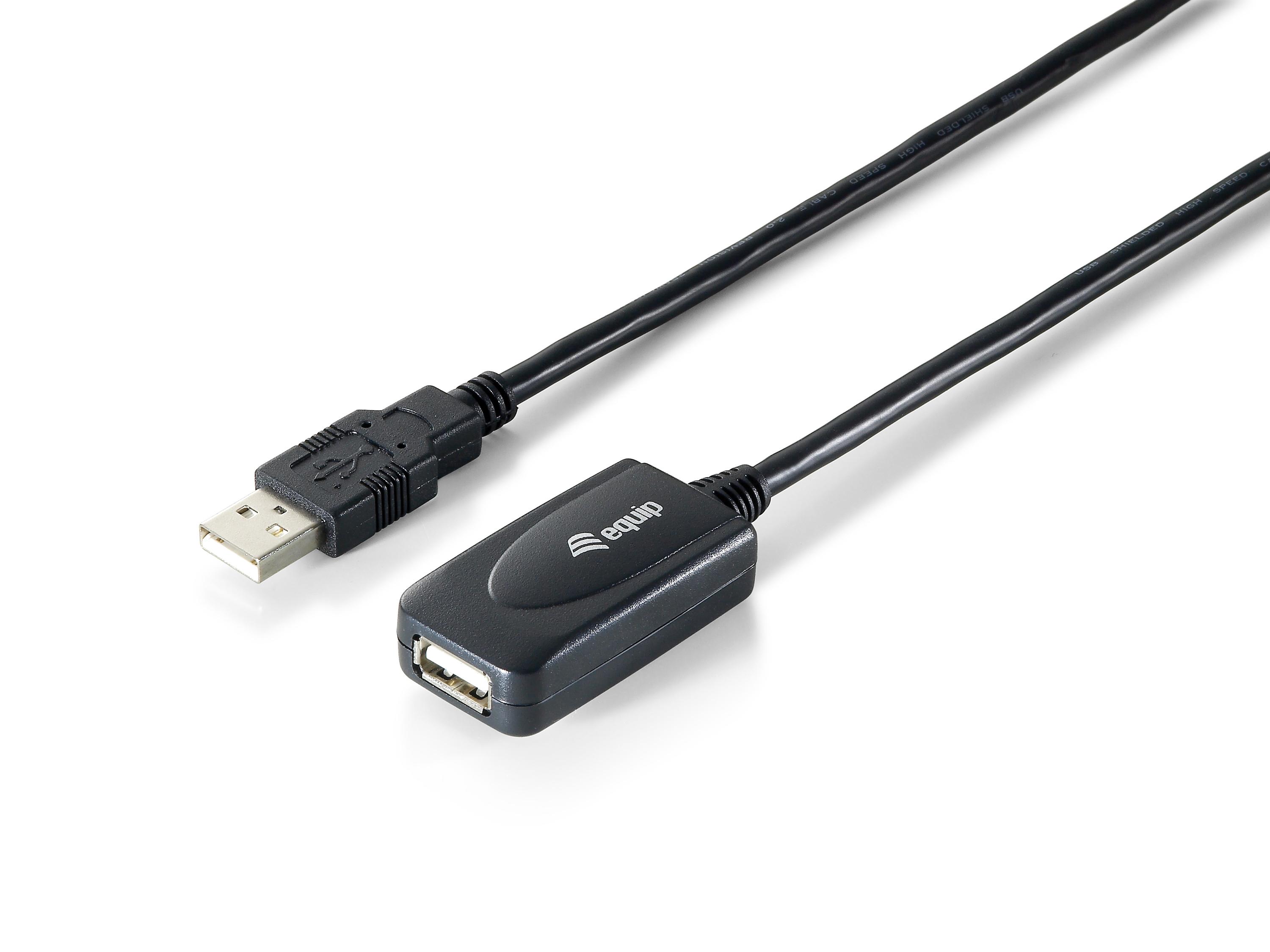 Equip 133336 cavo USB USB 2.0 5 m USB A Nero (133336)