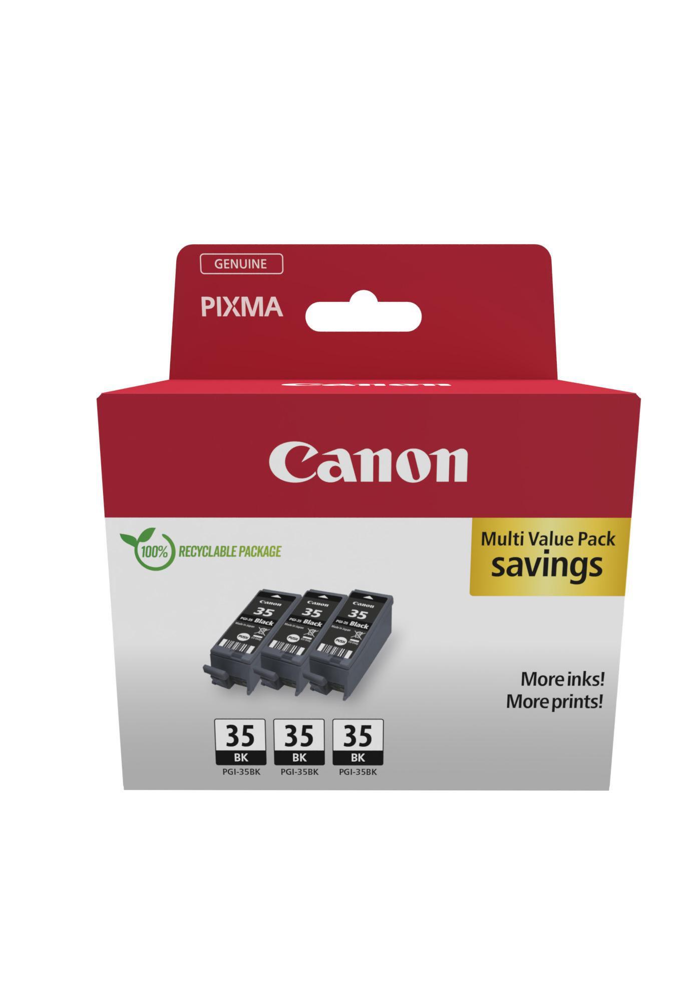 CANON CARTUCCIA INK PGI-35 NER 1509B028 O (3 CARTUCCE)