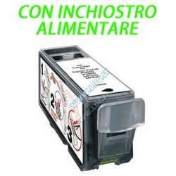 PGI-520Bk CARTUCCIA CON INCHIOSTRO ALIMENTARE COMPATIBILE CANON PGI-520Bk NERO