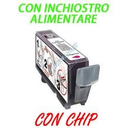 CLI-526M CON CHIP - CARTUCCIA ALIMENTARE COMPATIBILE CANON CLI-526M MAGENTA