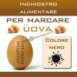 INCHIOSTRO ALIMENTARE PER MARCATURA UOVA - NERO - 100ml