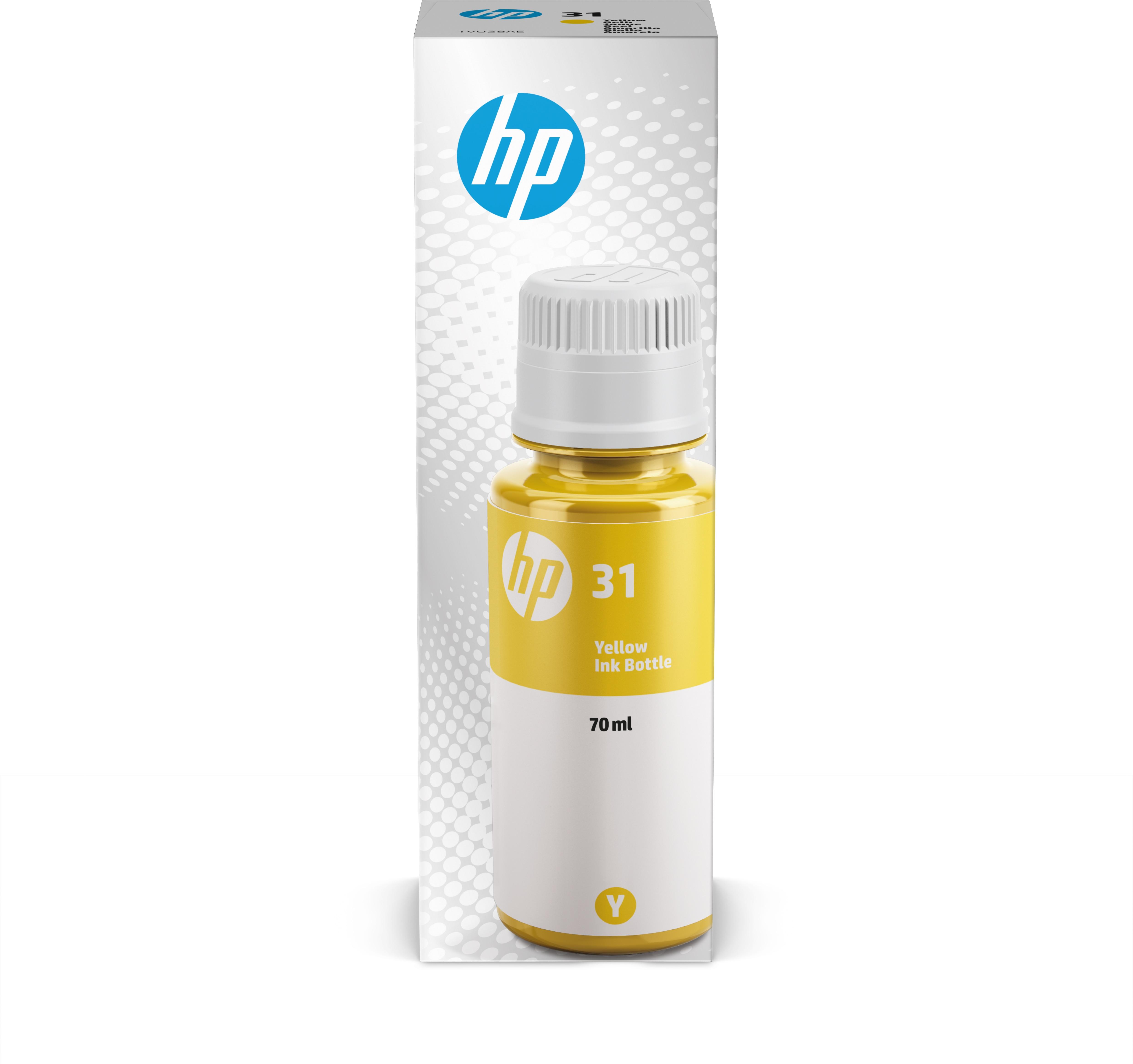 HP 31 70-ml Yellow Original Ink Bottle Originale