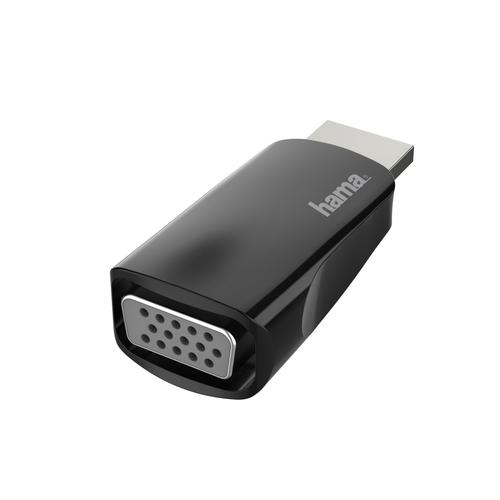 Hama 00200344 adattatore per inversione del genere dei cavi HDMI VGA Nero