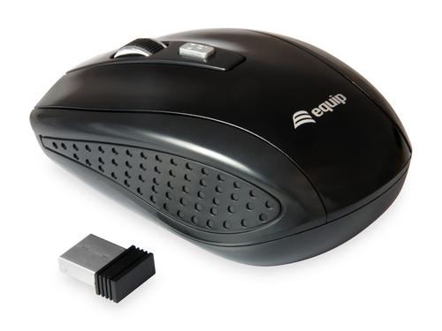 Equipaggia il mouse 245104 Ambidestro RF Wireless Ottico 1600 DPI