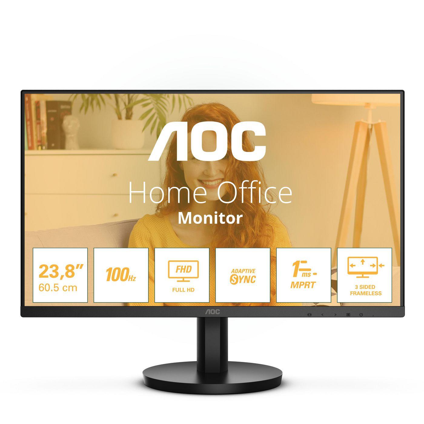 AOC MONITOR 23,8 LED VA FHD 16:9 250 CDM, 100HZ,